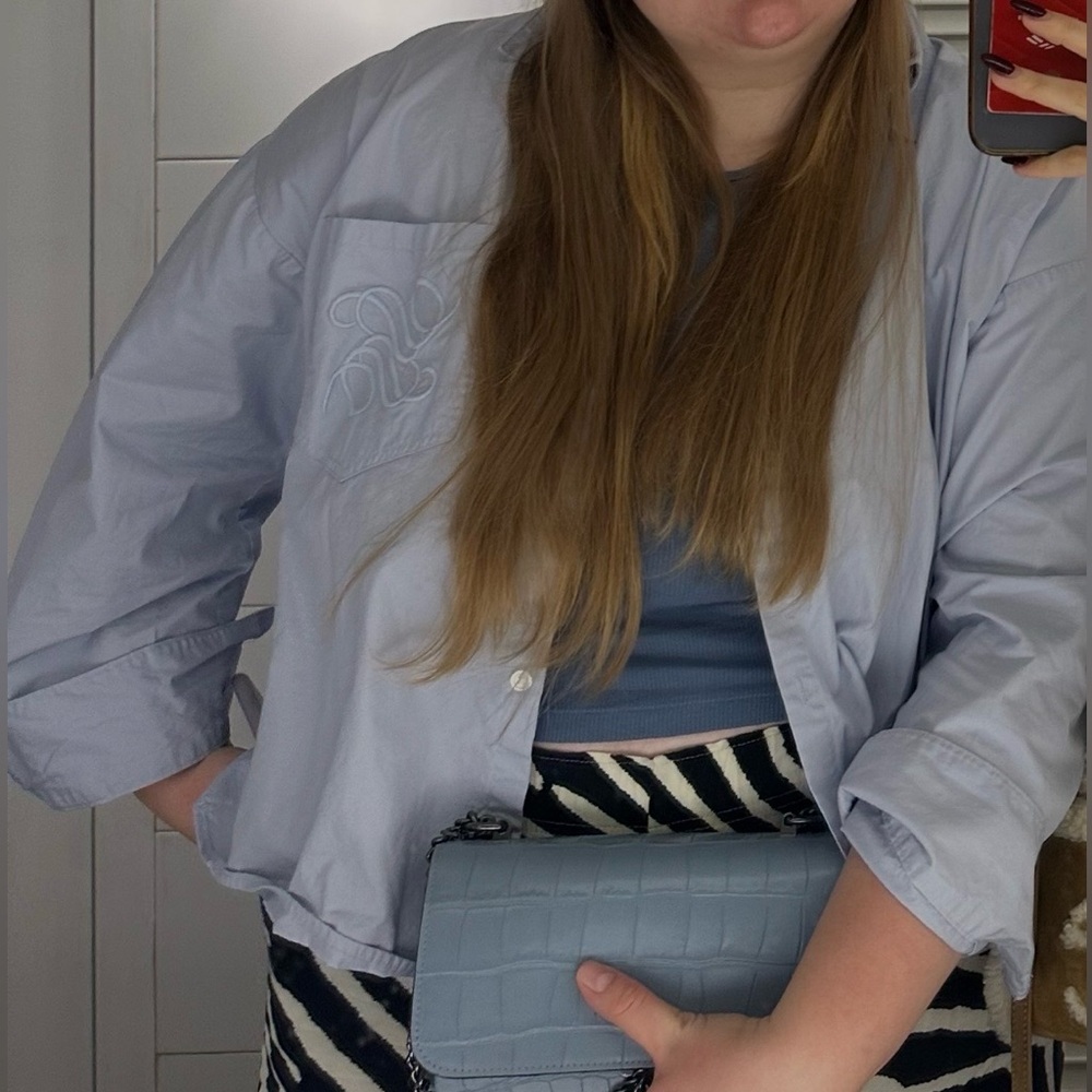 Light Blue Button-Up Shirt